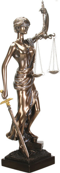 Blind Lady Justice Figurine large size statue of the Liberty